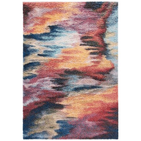 Safavieh 4 ft. 5 in. x 6 ft. 5 in. Calista Area Rug Red & Blue CAL114Q-4